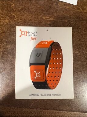 Beat Flex Orange Armband Heart Rate Monitor